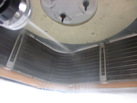 Aー1熱交換器洗浄中
